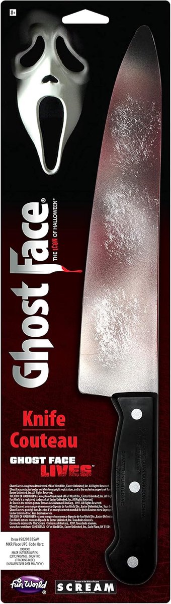 World Ghost Face Slagersmes Standaard