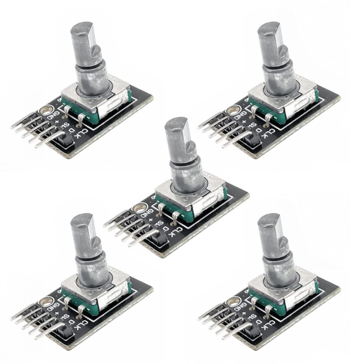 5 Stuks KY-040 encoder 5 pin, 360 graden encoder module KY-040, encoder drukknop schakelaar