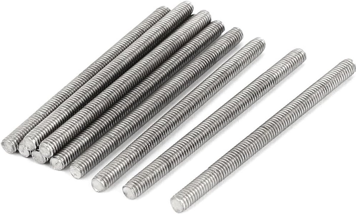 M4 x 60mm 304 Roestvrij Staal Volledig Schroefdraad Staaf Bar Studs Hardware 10 Stks