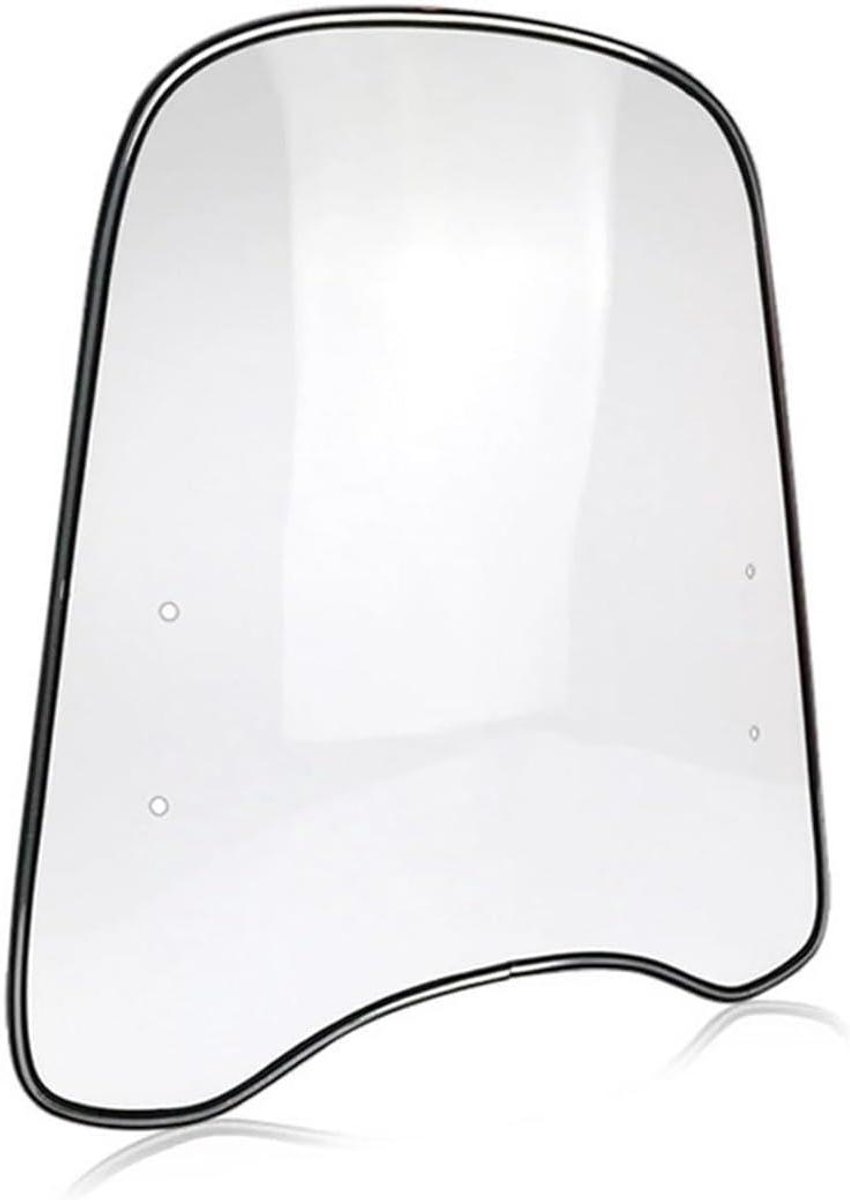 Motorfiets Voorruit - Scooter Windscherm - Comfortabel Rijden - Hoge Transparantie - 32 cm Hoog - Helder