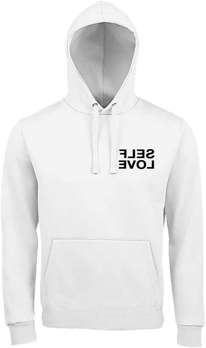 Official Product Alvin Hoodie White, Self Love Panda Skull, L