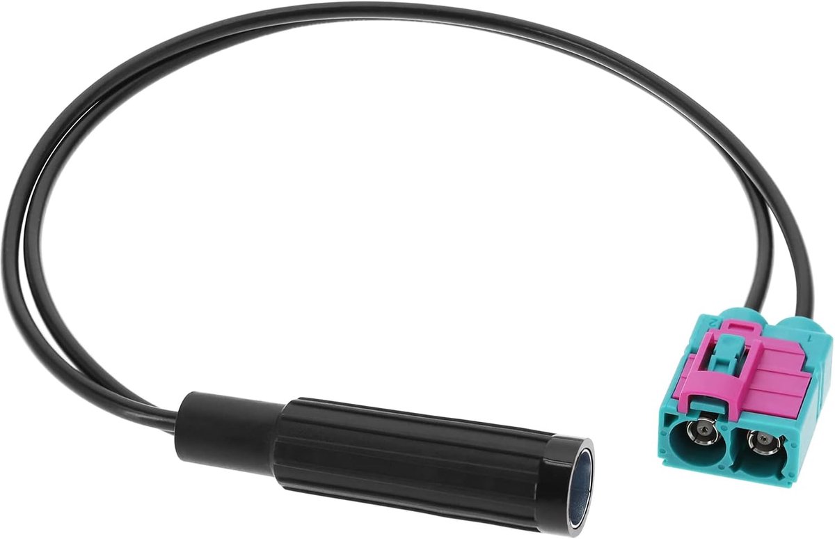 Fakra Vrouwelijke naar DIN Vrouwelijke Auto Antenne Adapter Voertuig Stereo FM AM Radio Antenne Connector Kabel Draad Gauge RG174 28cm