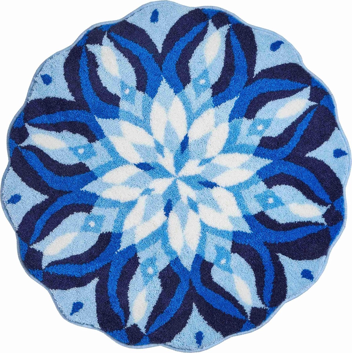 badmat, 100 polyacryl, super zacht, blauw
