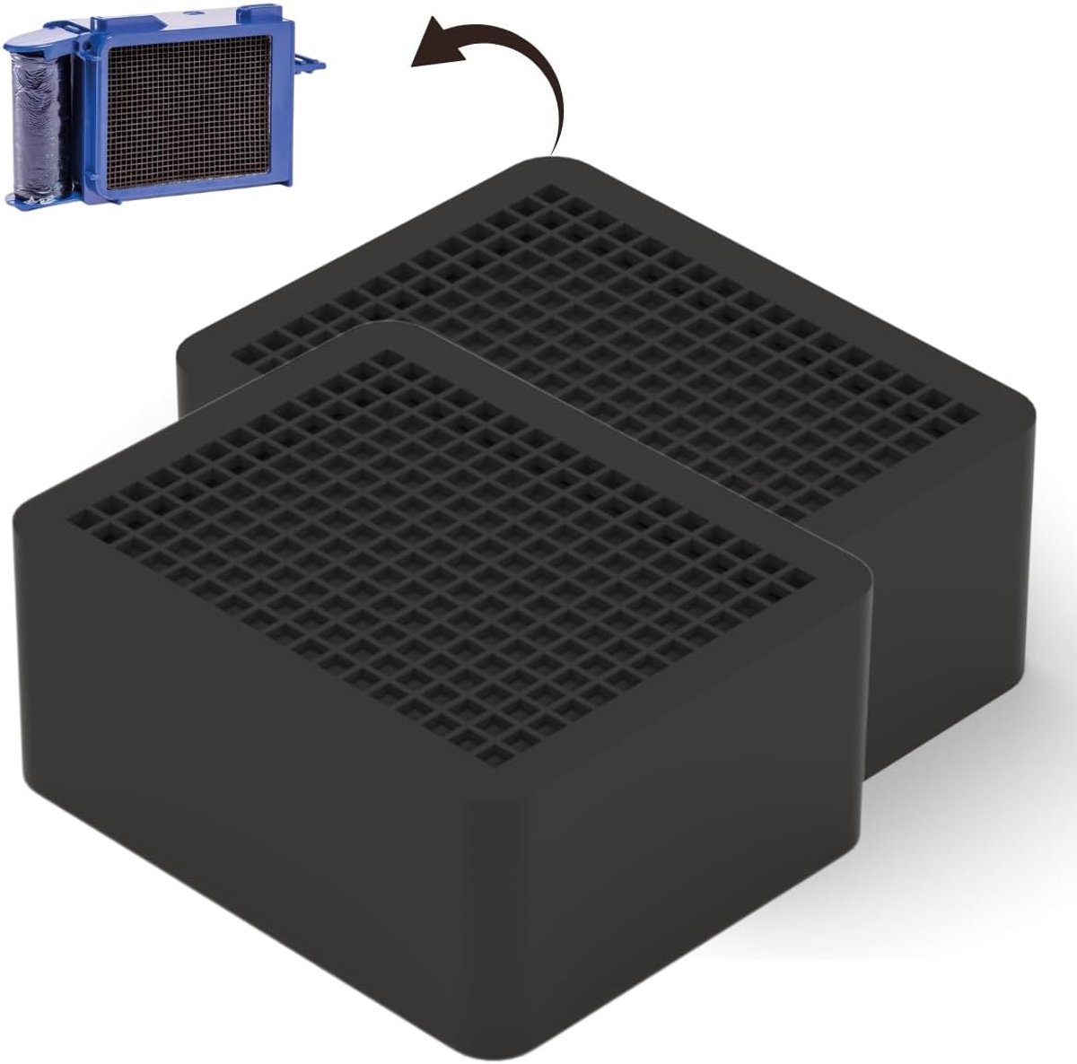 Koolstoffilter geschikt voor Geberit DuoFresh en DuoFix (2-pack) – Wc