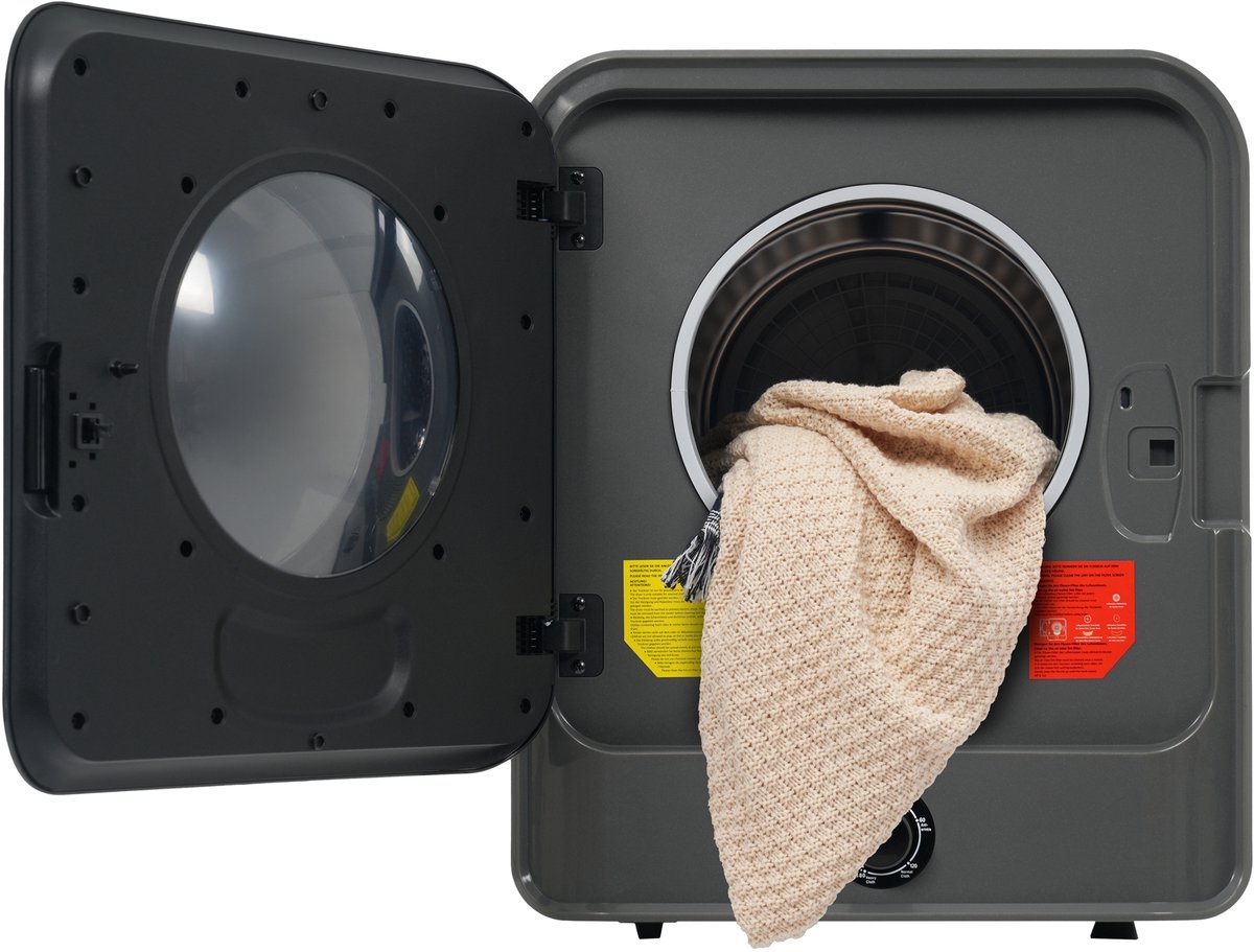 Wasdroger-3 kg (tot 4,5 kg)-830 W-5 programma’s-oververhittingsbeveiliging, meervoudige filtratie