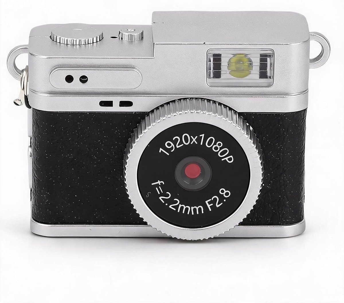 SnelShoppen - Mini Sleutelhanger Camera 1080p Retro Digitale Fotocamera, Draagbare Video Camcorder voor Reis, Studie, Tieners en Beginners (Zwart)