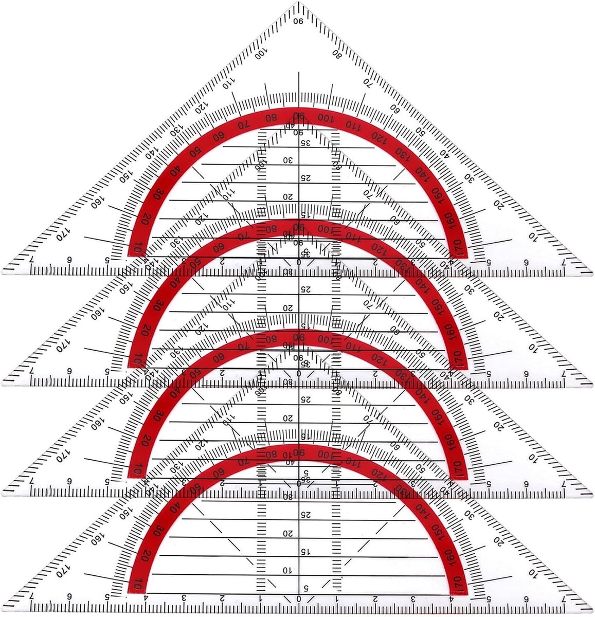 Geometrische driehoeken set voor kinderen - Educatief speelgoed voor wiskunde en creativiteit