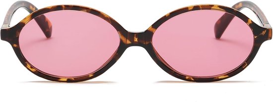 Trendy Ovale Zonnebril Vrouwen Mannen Stijlvolle Kleine Ovale Ronde Frame Eyewear 90s Retro Ontwerp Ronde Tinten UV400 van TRENDY — afbeelding 3