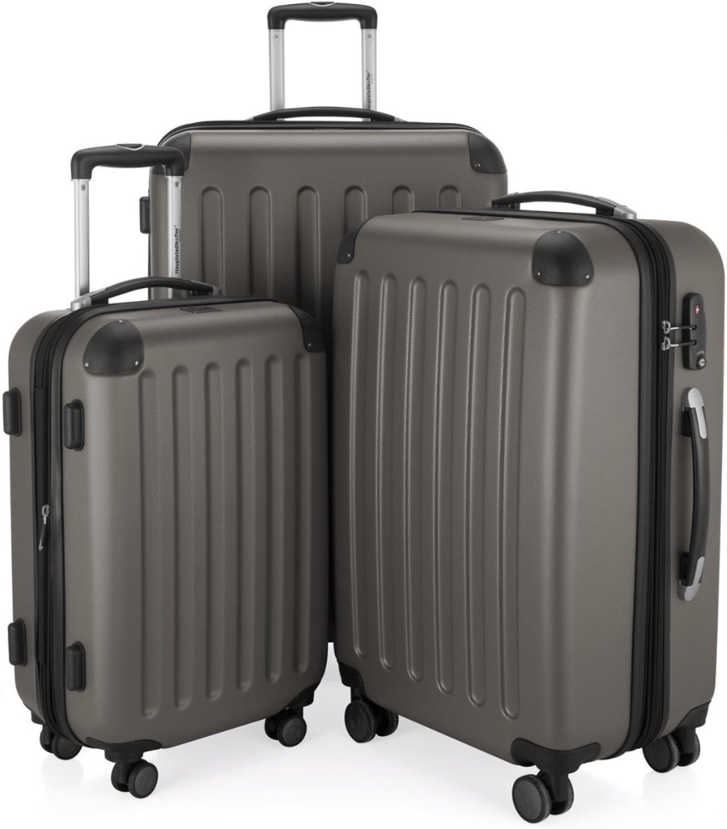 SP® Kofferset - Koffer Handbagage - Reiskoffer Set - Grijs - 30cm x 50cm x 75cm