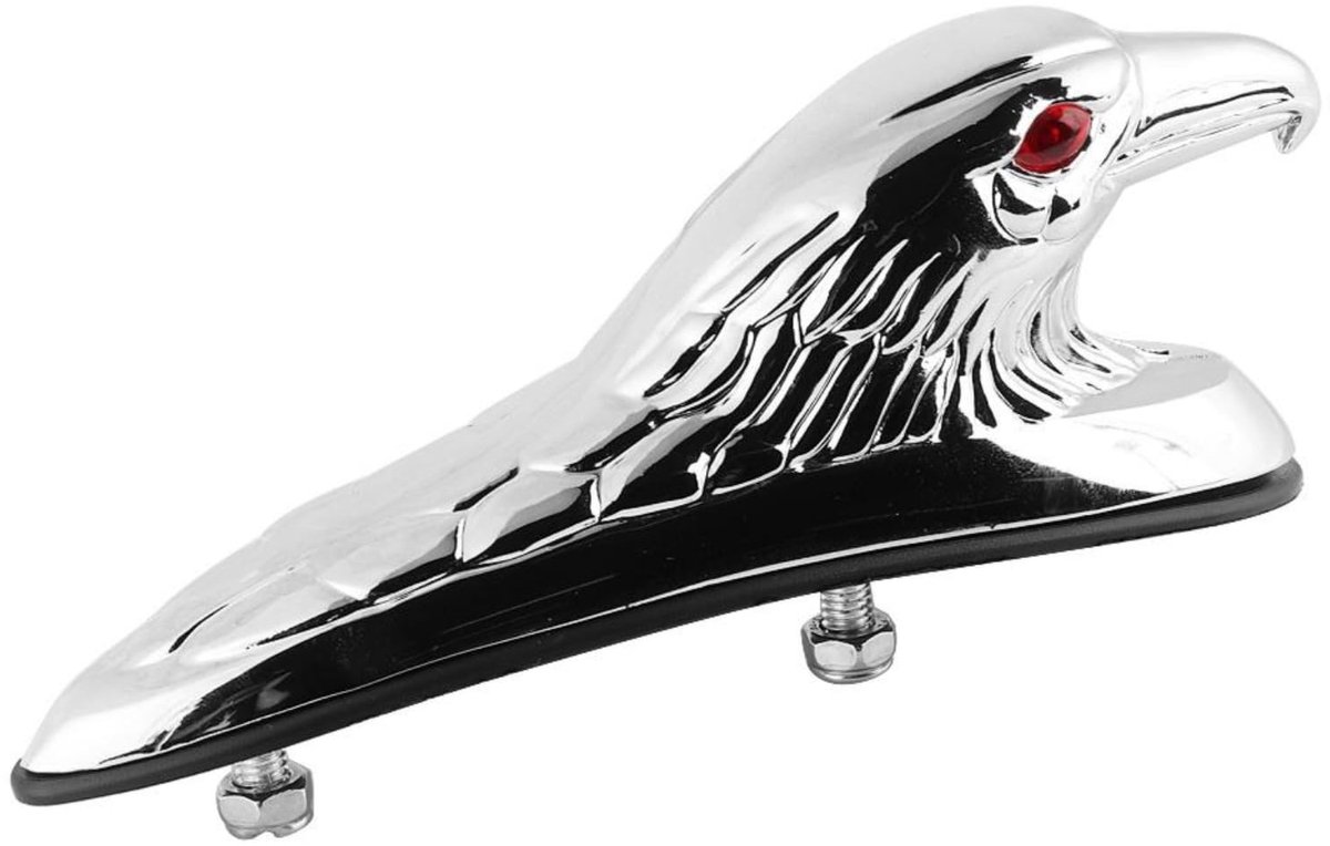 Omgoods - Eagle Head Motorfender Decoratie voor Nostalgische Look
