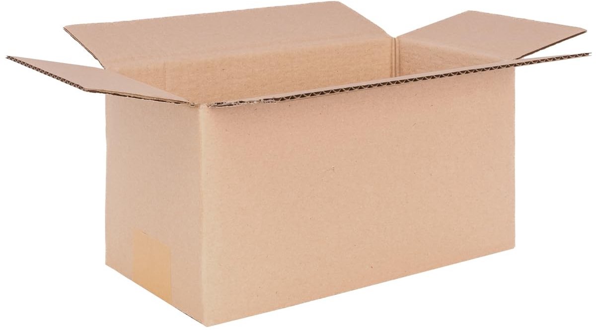 Omgoods - Verpakking Vouwdozen - Verzenddozen 240 x 130 x 130 mm - Bruin 1-golf