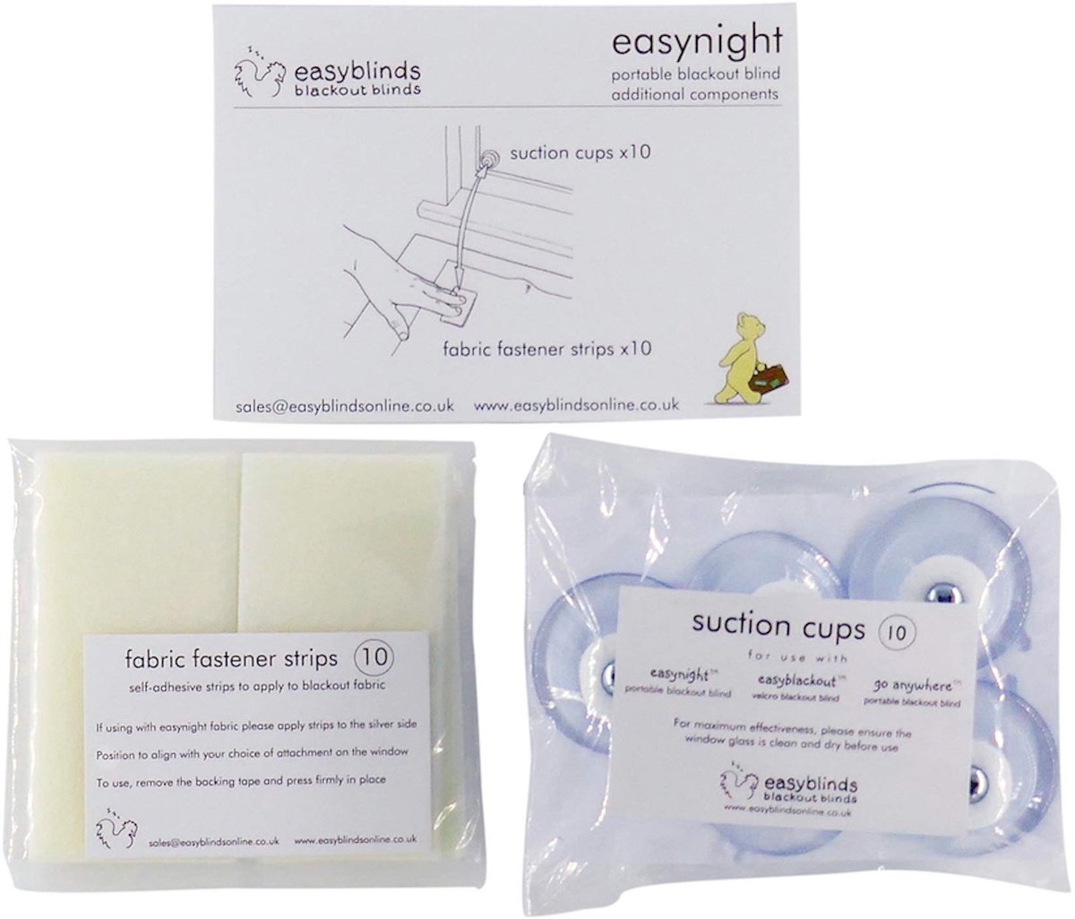 Omgoods - Accessoires voor Easyblinds Easynight Blackout Rolgordijnen