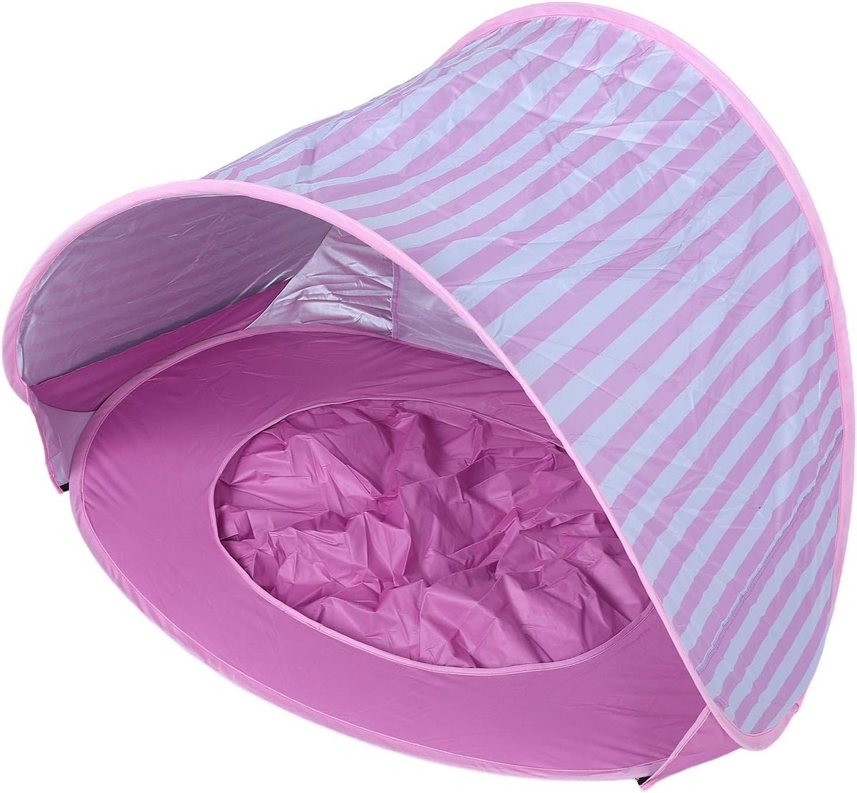 Babystrandtent - Pop-up tent Zonnedak - Bescherming tegen zon - Lichtgewicht pop-up ontwerp - 53.98 x 51.99 x 3 cm