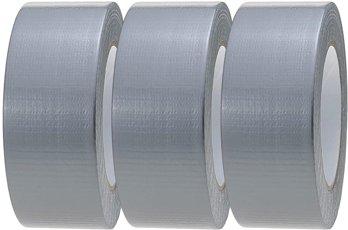 SnelShoppen - Sterke Crimson Starfish Duct Tape - 3 Rollen 48mm x 45m Waterdichte Gaffer Tape - Multi-Use Hechtband voor Binnen/Buiten - Ultra Sterk e