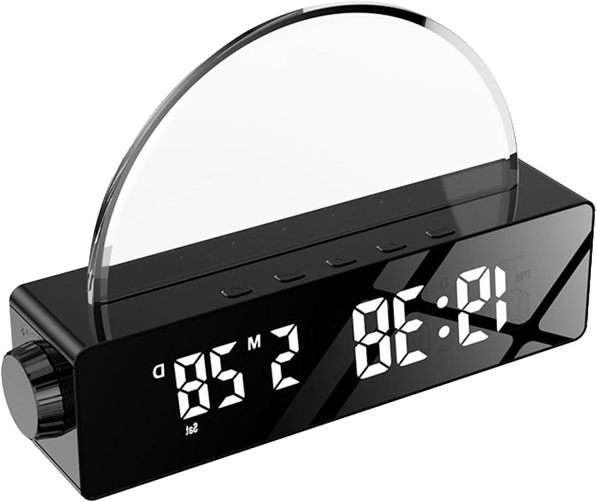 Wekker Zonsopgang - Zonlichtwekker Slaapwekker - Rustig Ontwaken - Geleidelijke Lichtsimulatie - N.v.t. - Zwart