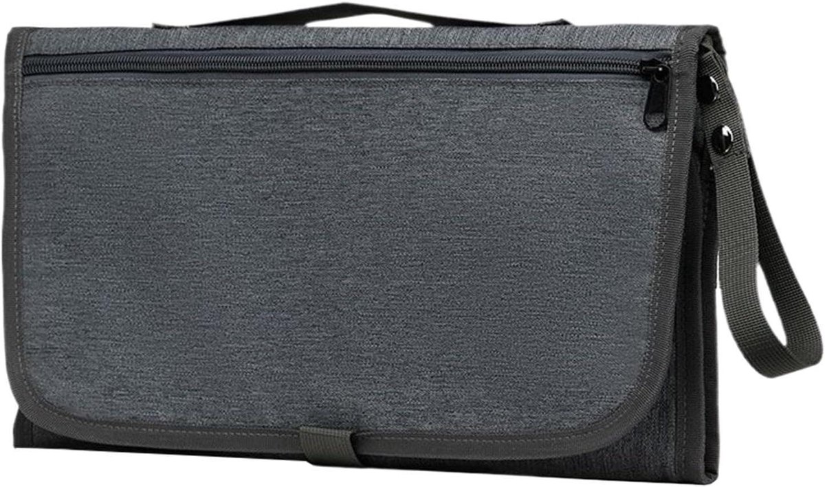 Luier Tas - Opbergorganizer - Dagelijks Gebruik - Waterdichte Binnenkant - 35 x 23 cm - Grijs