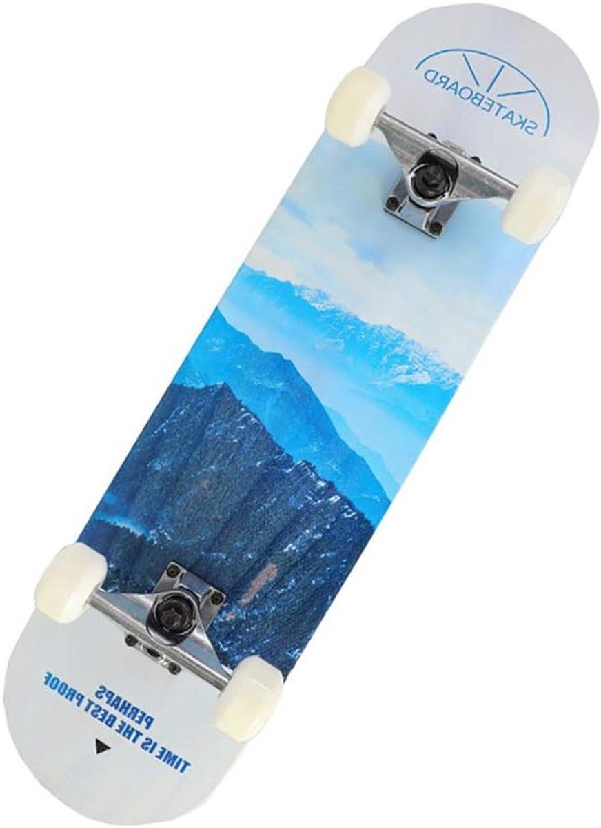 Skateboard Cruiser Board Trucs Uitvoeren Dubbel Kick Deck 31 inch D