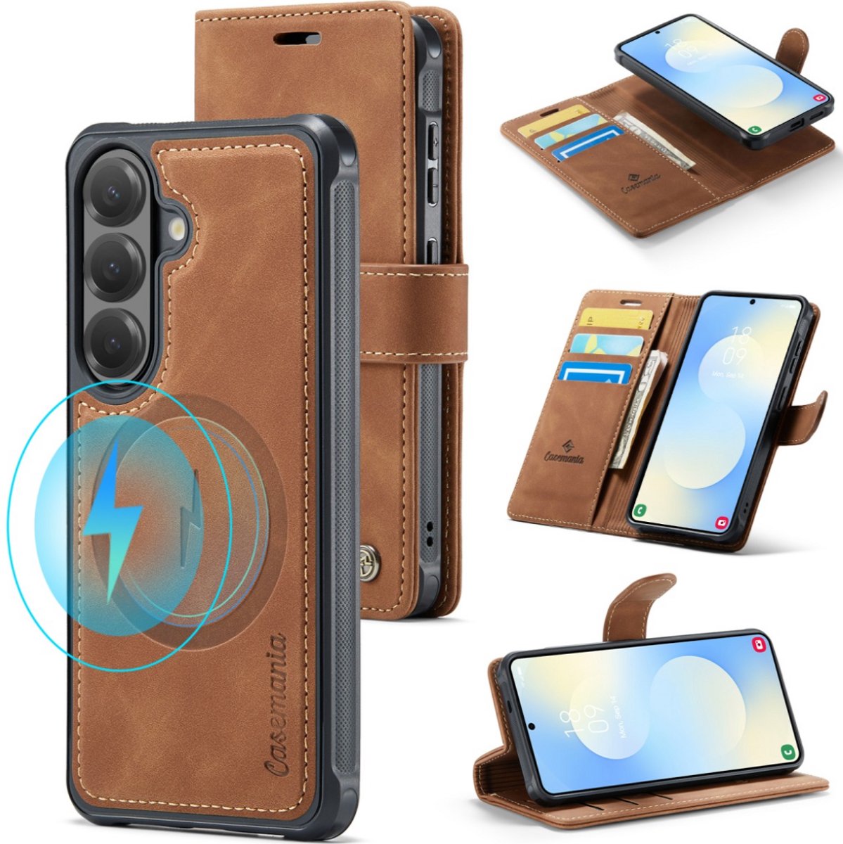 Casemania - Samsung A27 - 2-in-1 Magnetic - MagSafe Case - Bruin