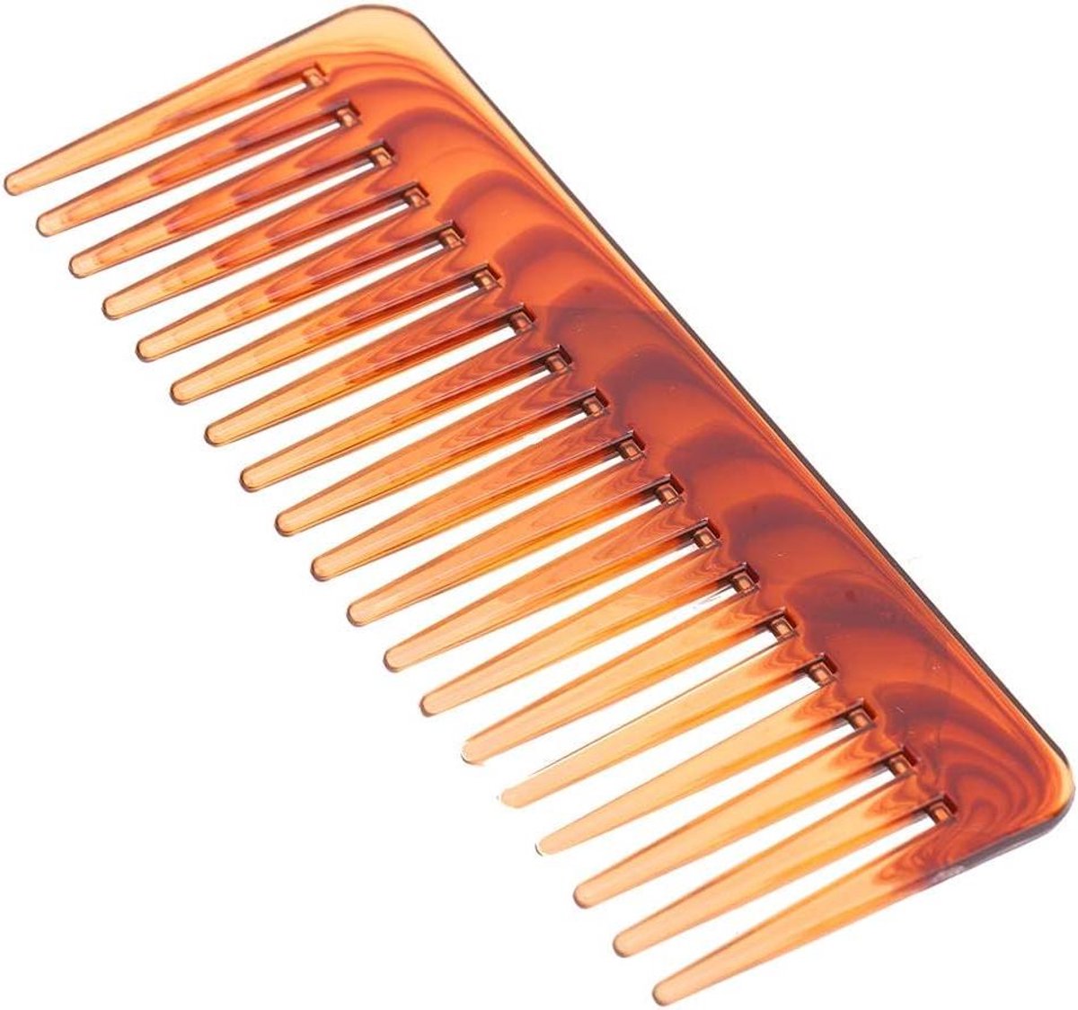 Draagbare Haarkam - Grote Tanden Kam - Haarstyling Thuis - Duurzaam PC Materiaal - 18 x 8 x 1 cm