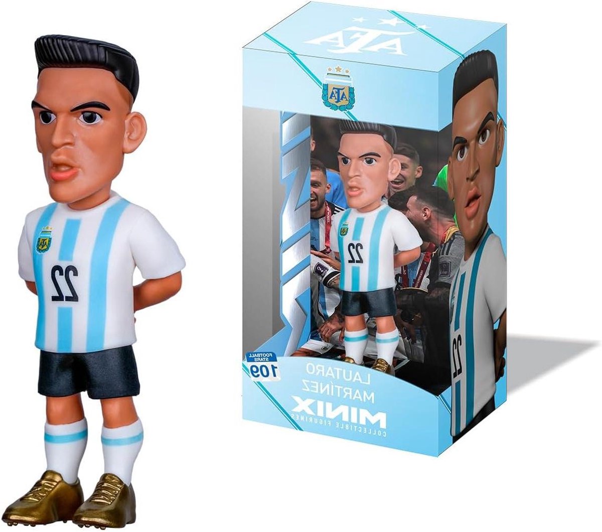 Voetbal Ster Figuur - Verzamelfiguur Argentinië - Verzamelen - Officieel Gelicentieerd - 7 cm - Meerkleurig