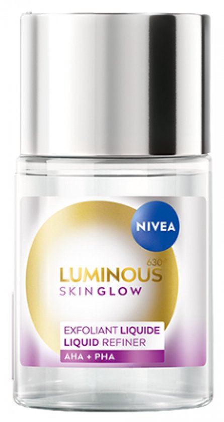 NIVEA Luminous630 Skin Glow Liquid Refiner - Exfoliant - Skincare - Leave-on Peeling - Alle Huitype - Anti-Pigment - 100ml