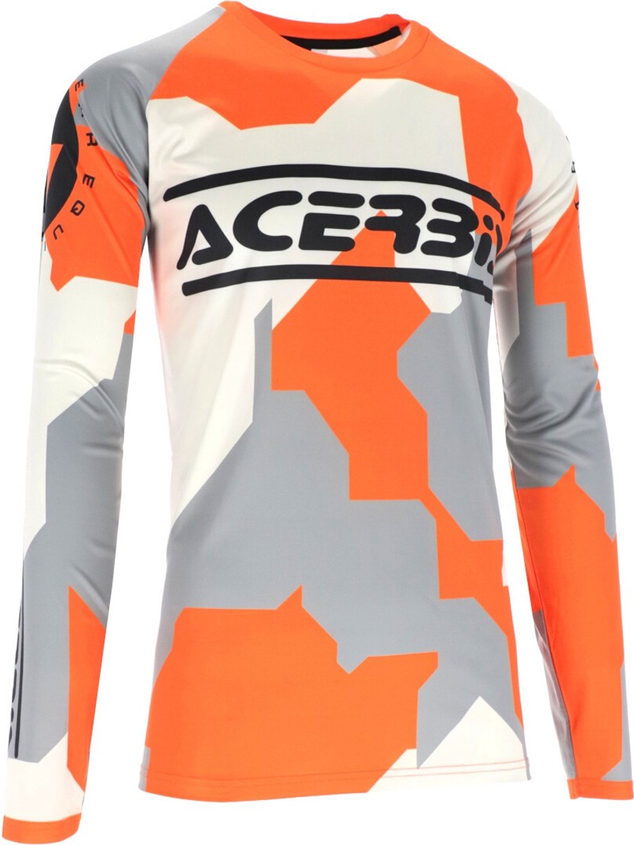 Acerbis MX Linear Sumbawa Oranje Grijs Cross Jersey - Shirts