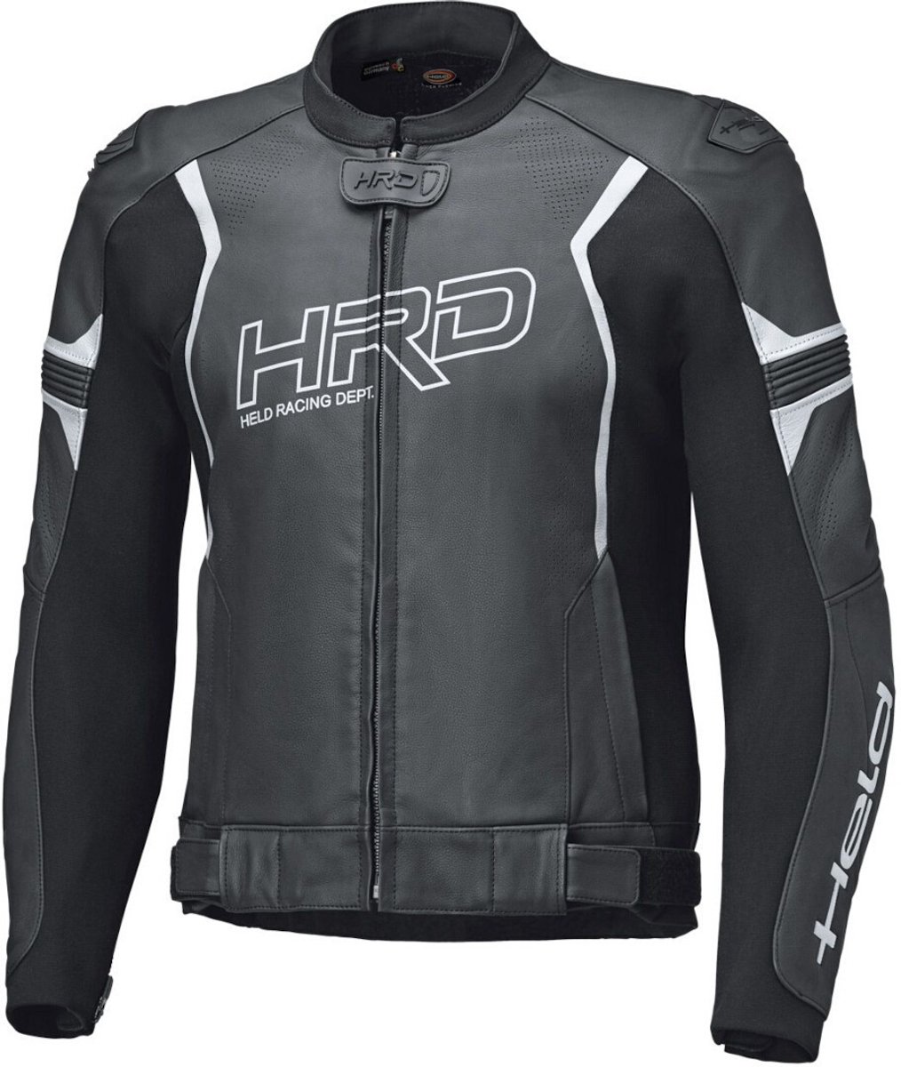 Held Street Rocket 4 Zwart Wit Leren Motorjas - Jas