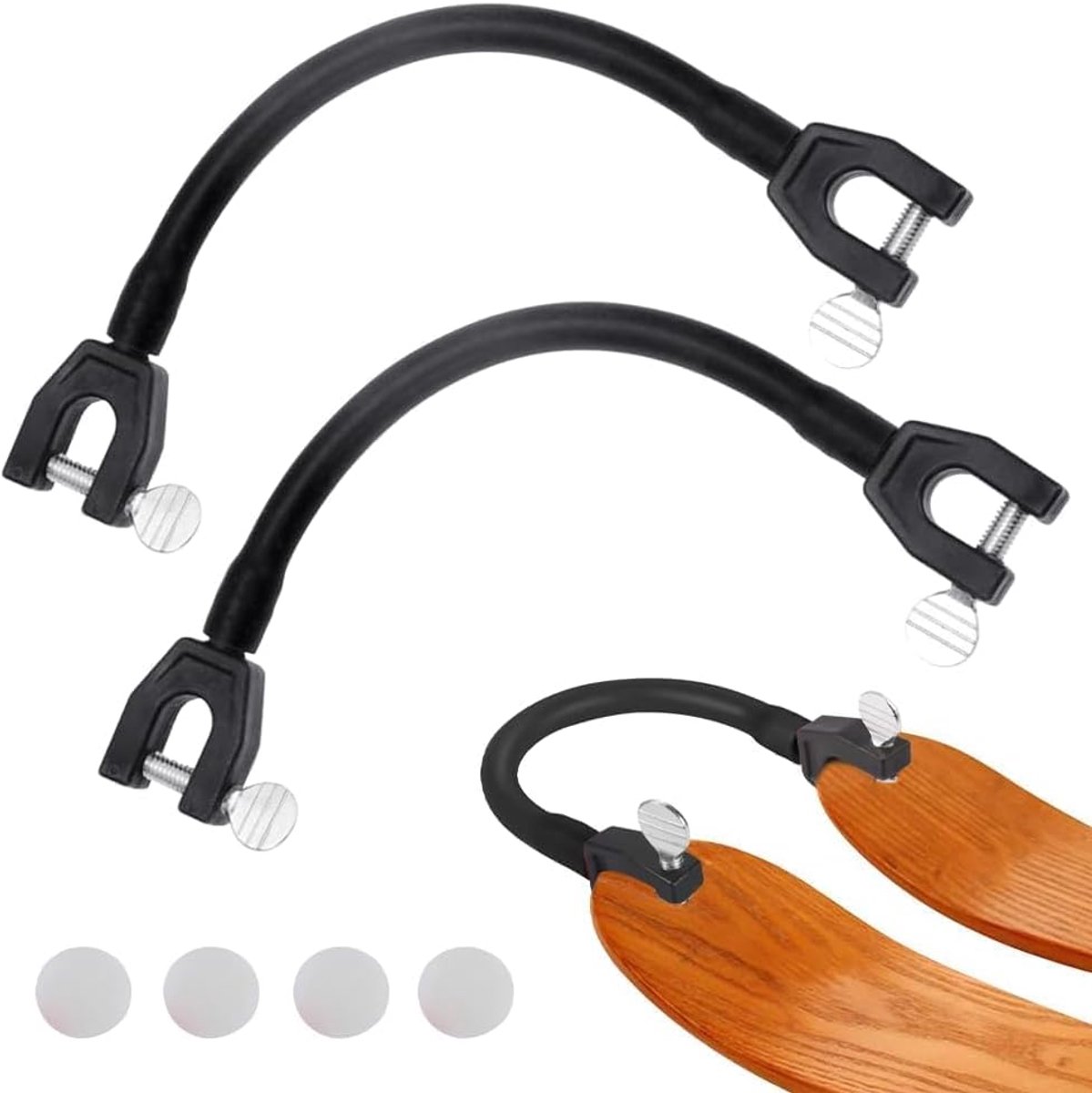 SnelShoppen - 2 stuks ski piek connectors Easy Wedge Ski trainingshulpmiddel voor beginners, stabiliteit, veilig skiën, geschikt voor kinderen