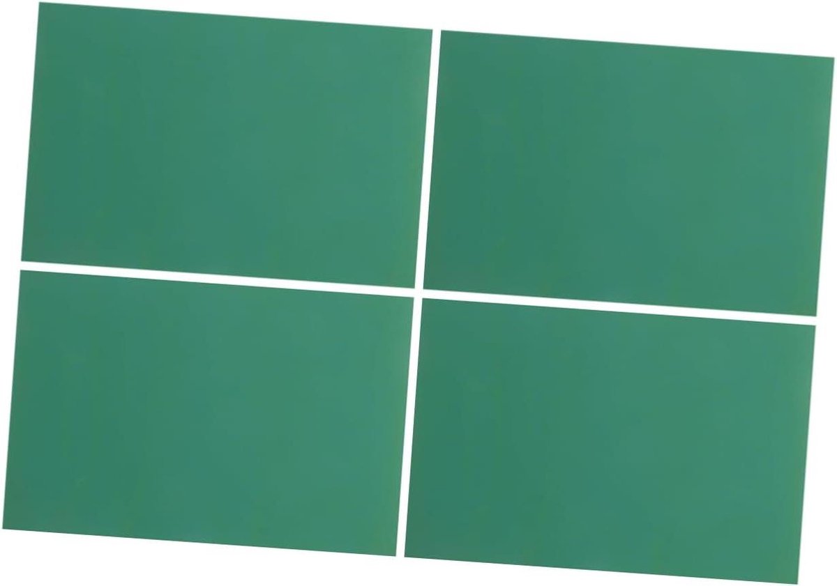 Stanselplaten - Snijmatten - Ambachtelijke Projecten - Dubbelzijdig Bruikbaar - 21.5 x 15 cm - Groen