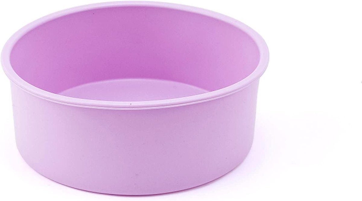 Siliconen Bakvormen - Cakevorm Rond - Taarten Bakken - Hoge Temperatuurbestendig - 3 stuks 10 inch - Paars