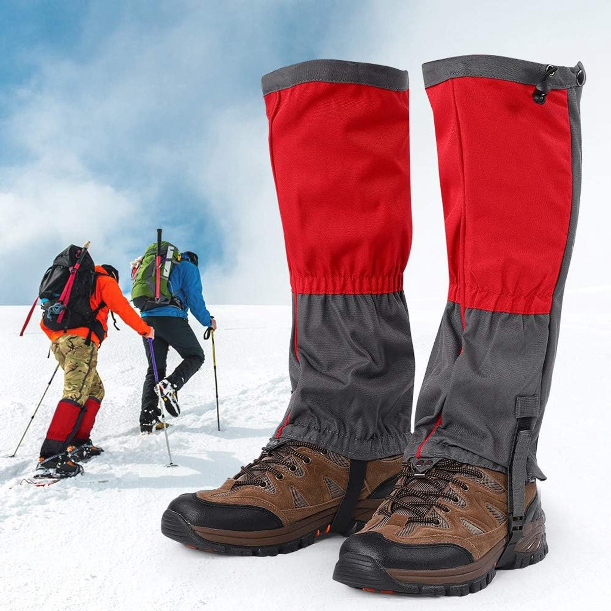 Leg Gaiter, 2Pcs Outdoor Waterproof Sports Climbing Hiking Legging