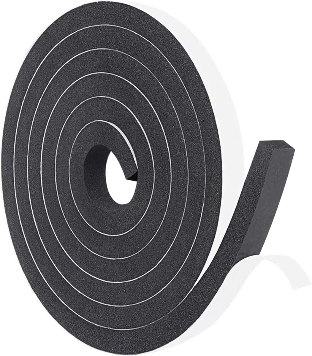 Sealing Tape 10 mm x 3 mm - Zelfklevende Deurrubber - Warmte-isolatie - Voorramen en deuren - SnelShoppen