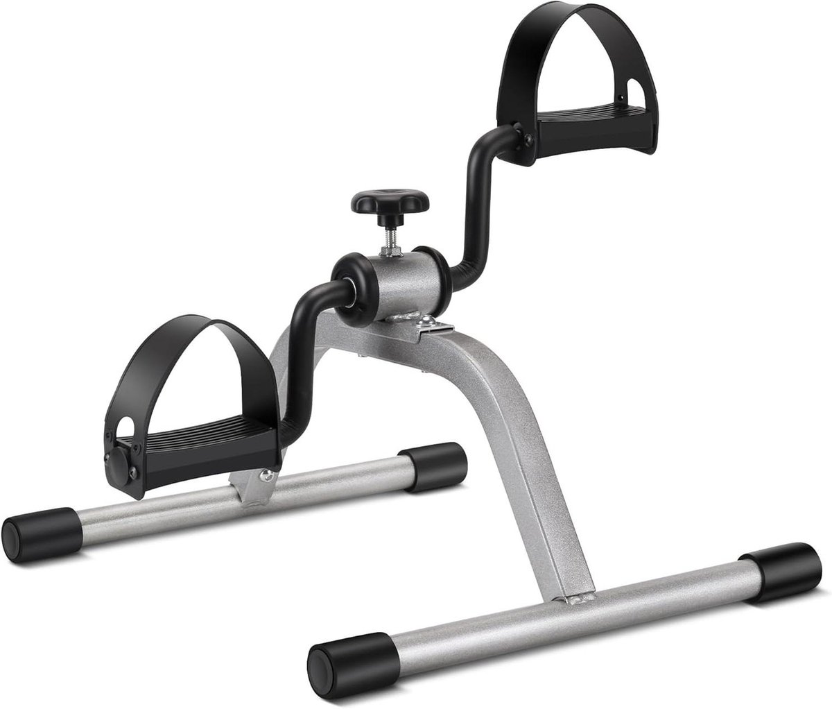 Mini Hometrainer - Vloerfiets Been - Herstel Oefeningen - Verstelbare Weerstand - Compact Formaat - Grijs