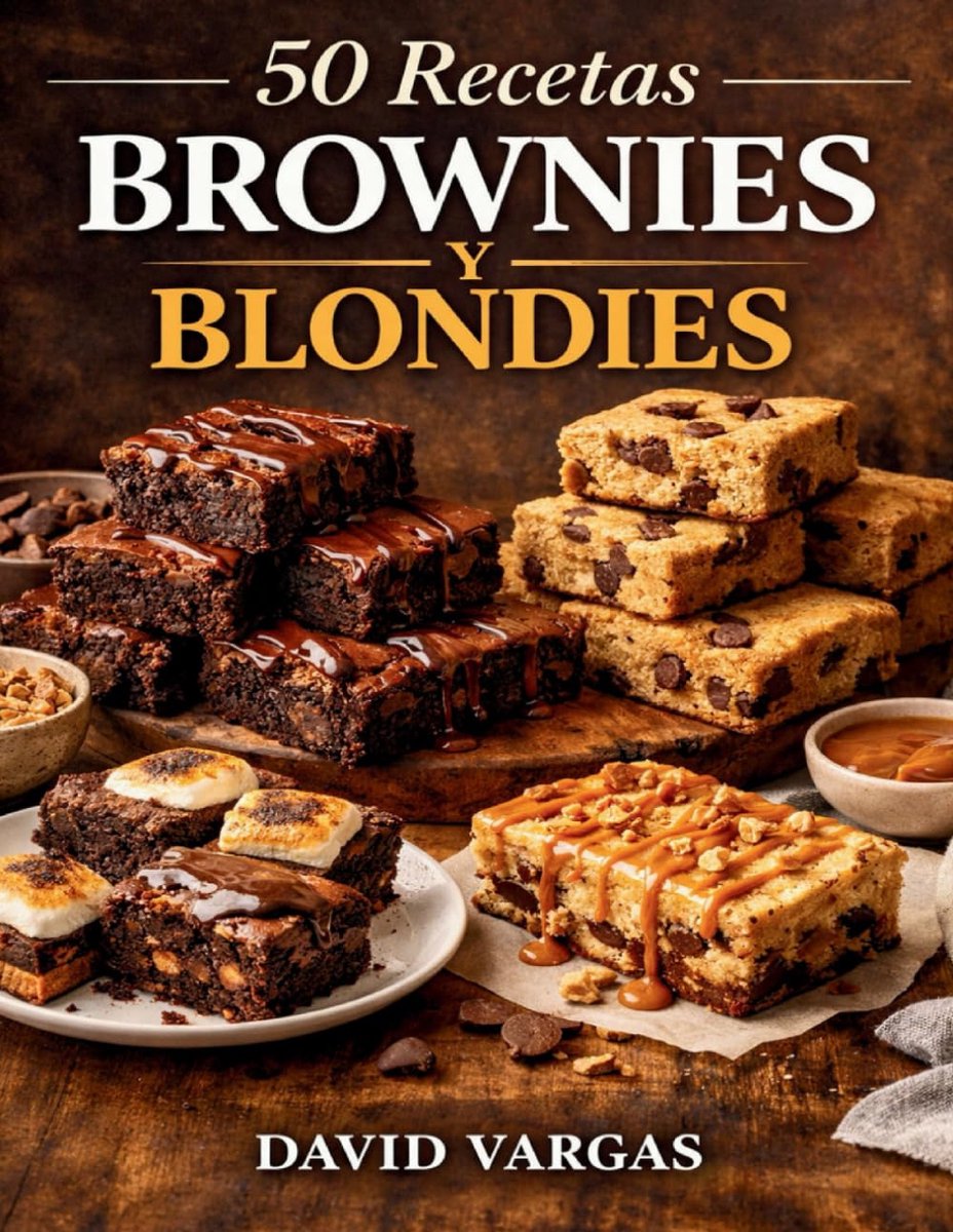 50 Recetas de Brownies y Blondies Irresistibles para Hornear en Casa: Texturas jugosas sabores intensos y resultados perfectos