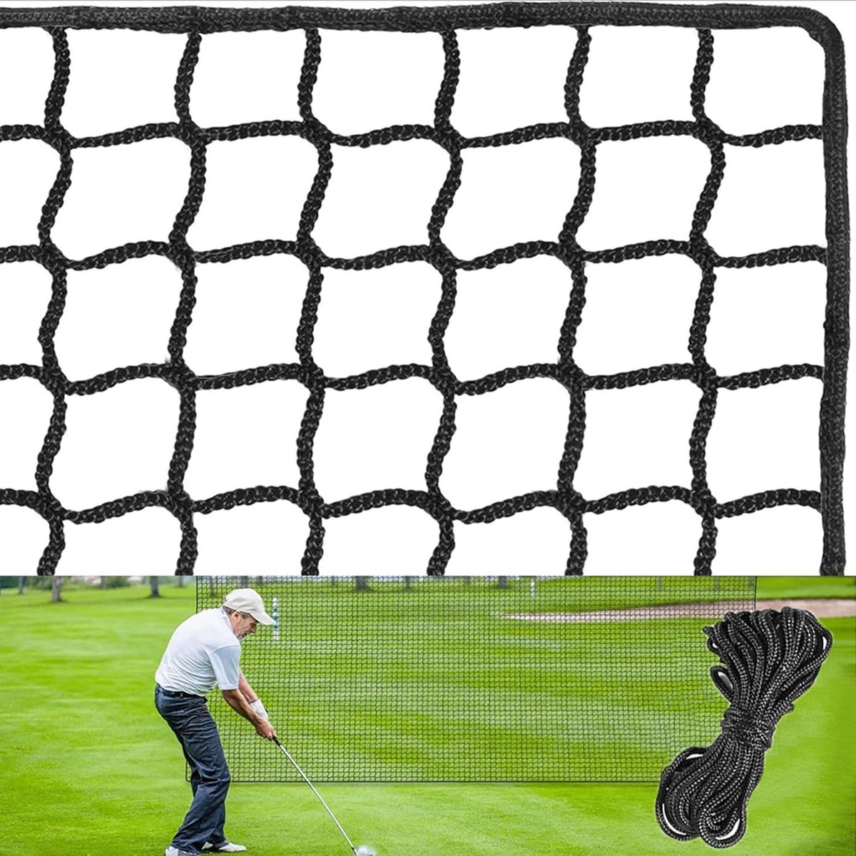 vangnet voetbal, veiligheidsnet, traphek, balvangnet, waterdicht en weerbestendig, geschikt voor voetbalveld, basketbalveld, tennisveld, honkbalveld en andere gebieden