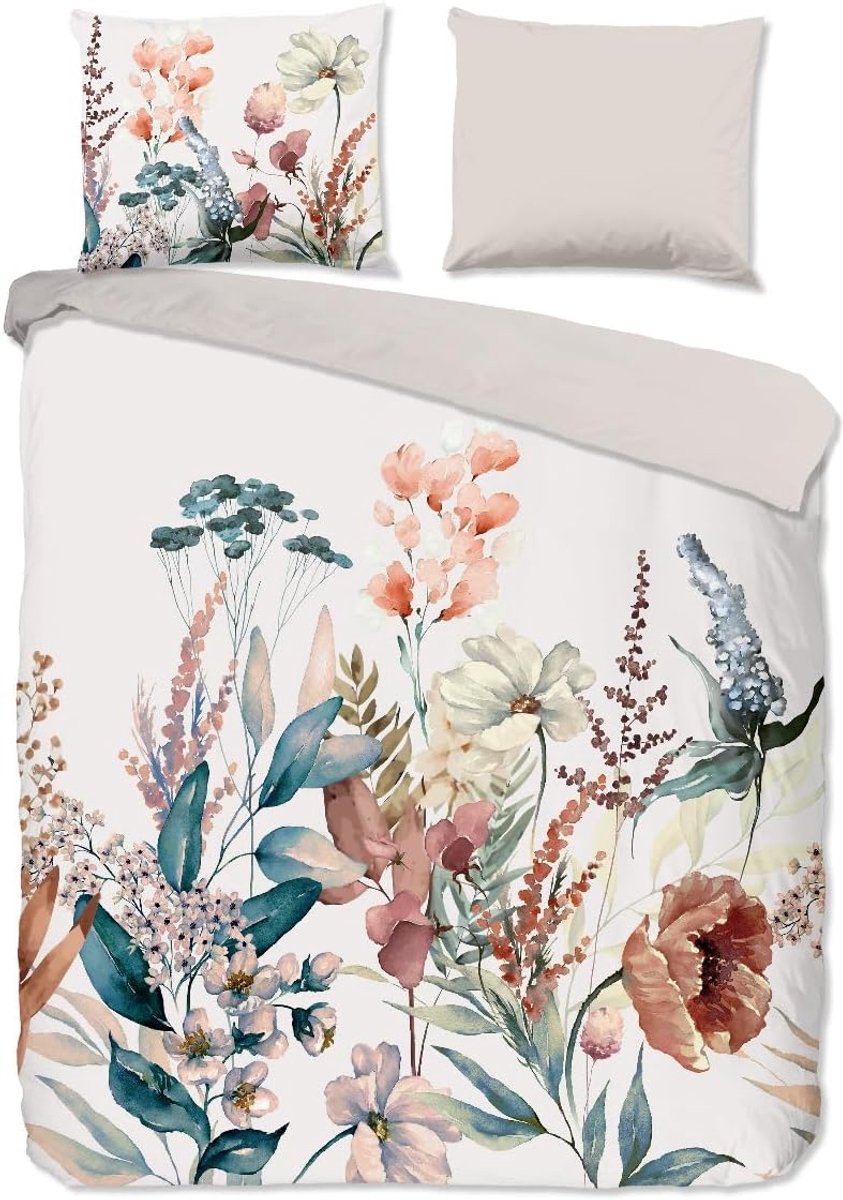 Dekbedovertrek Flanel Aime - multi 240x200/220cm