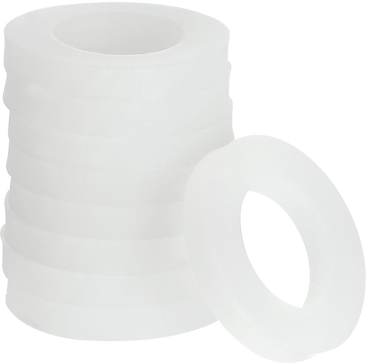 Siliconen afdichting 19 mm matrix 11 mm D 3 mm breedte VMQ afdichting sluitringen voor douche douchekop water slang kraan buisleiding wit 10 stuks