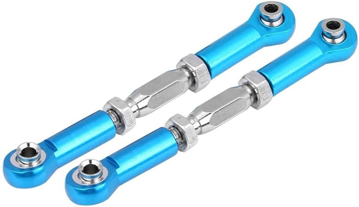 stuurstang, 2 stuks voor RC auto, servo link trekstang voor modelbouw en hobbyisten, voor/achter stuurstang, voor RC auto, modelbouw en hobby
