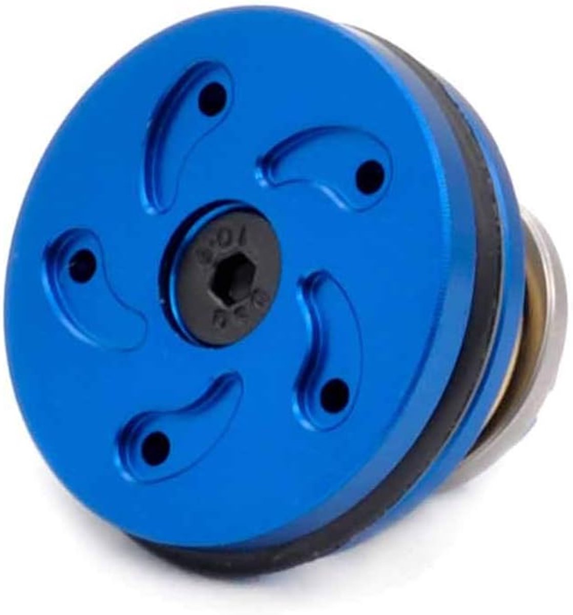 Zuigerkop met kogellager type cycloon - blauw