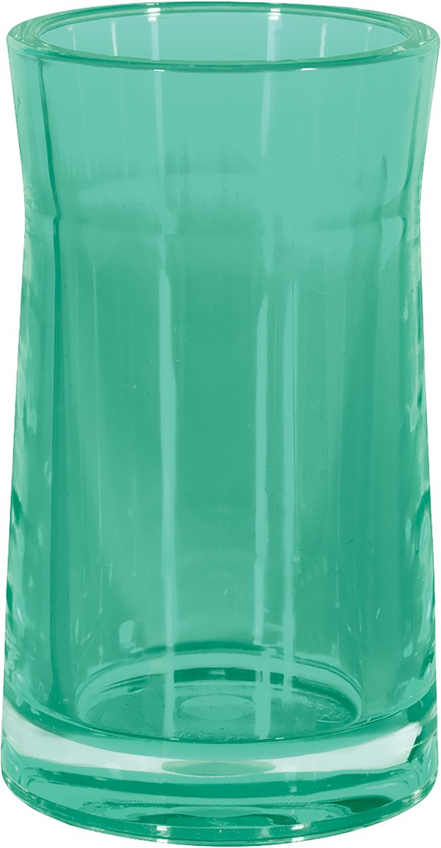 Spirella Sydney Tandenborstelhouder Transparant – Tumbler Badkamer Beker voor Tandenborstel en Tandpasta – 7 x 12 cm