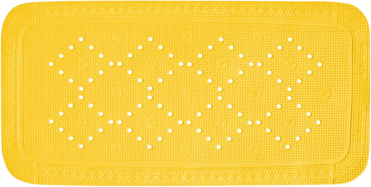 Spirella Badmat Antislip – Badkuip Mat met Afvoergat en Ophanghaken – Douche Mat Antislip voor Bad en Douche