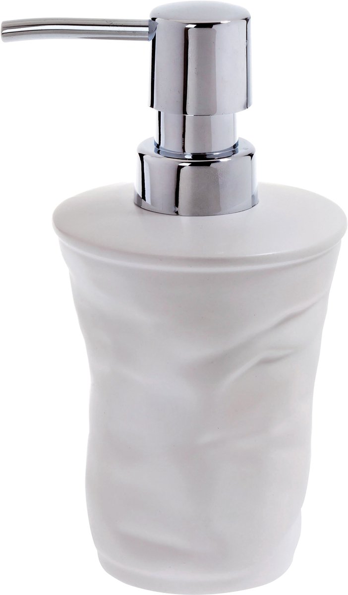 Spirella Zeepdispenser CRACK – Zeephouder met Zeeppomp voor Badkamer en Keuken – Lotion Dispenser voor Zeep en Desinfectiemiddel