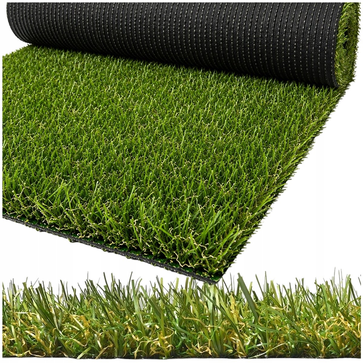 Kunstgras 1.33x3m Groen 20mm Dik - UV-bestendig & Drainage