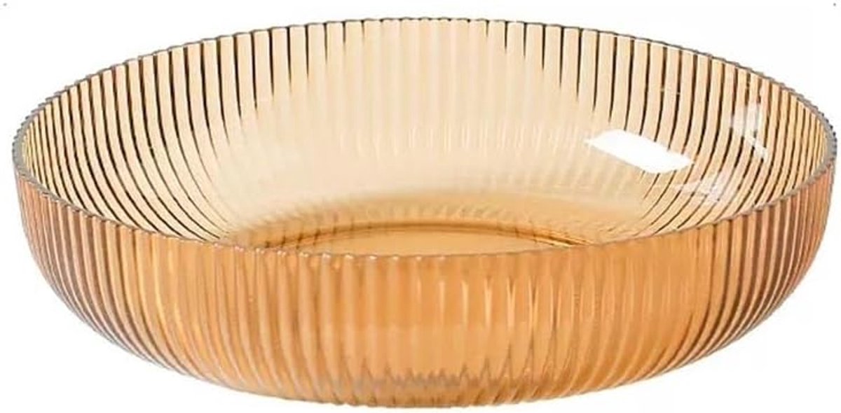 Fruitschaal Grote fruitschaal, decoratieve schaal for snacks en snoep(Brown)