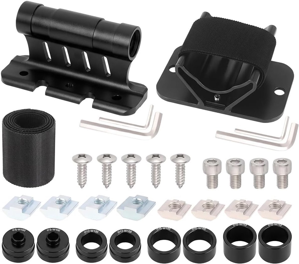 fiets, fiets vorkhouder 1 x vorkhouder + 1 x achterwielhouder, auto fiets dakdrager vorkhouder, aluminiumlegering fietsvorkhouder voor auto, vrachtwagen aanhanger