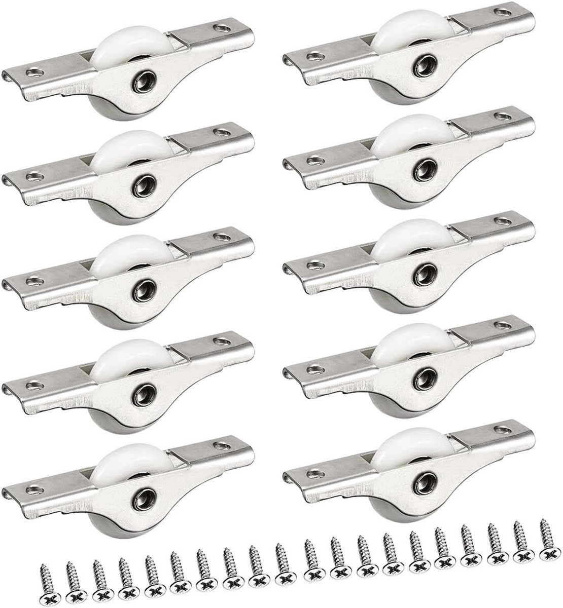 sourcing map wiel schuifdeur glas venster katrol galvaniseren nylon wiel diameter 24 mm 10 stuks