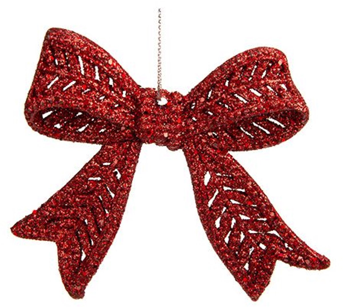 Strik Set2 Glitter Rood 14x3xh12cm