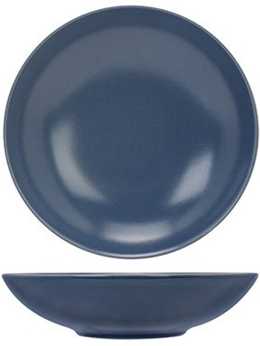 Venus Blue Diep Bord D21xh5cm