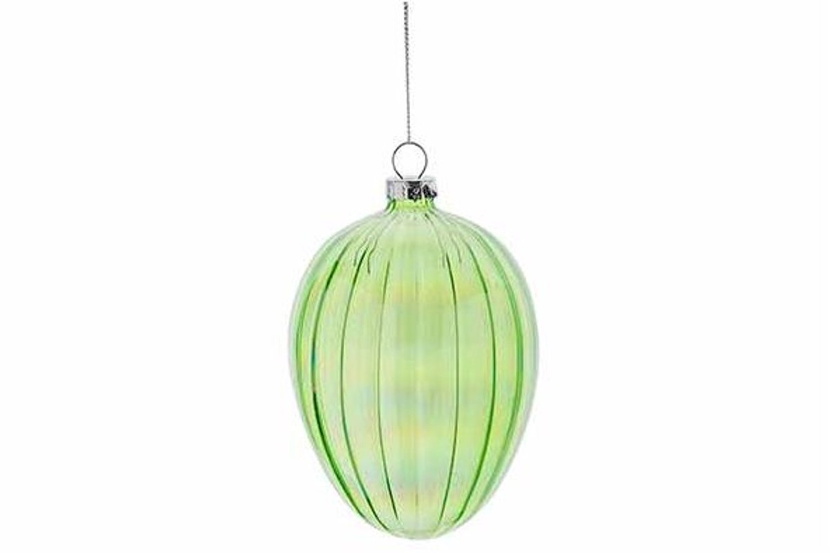 Hanger Drop Groen 8x8xh12cm Glas