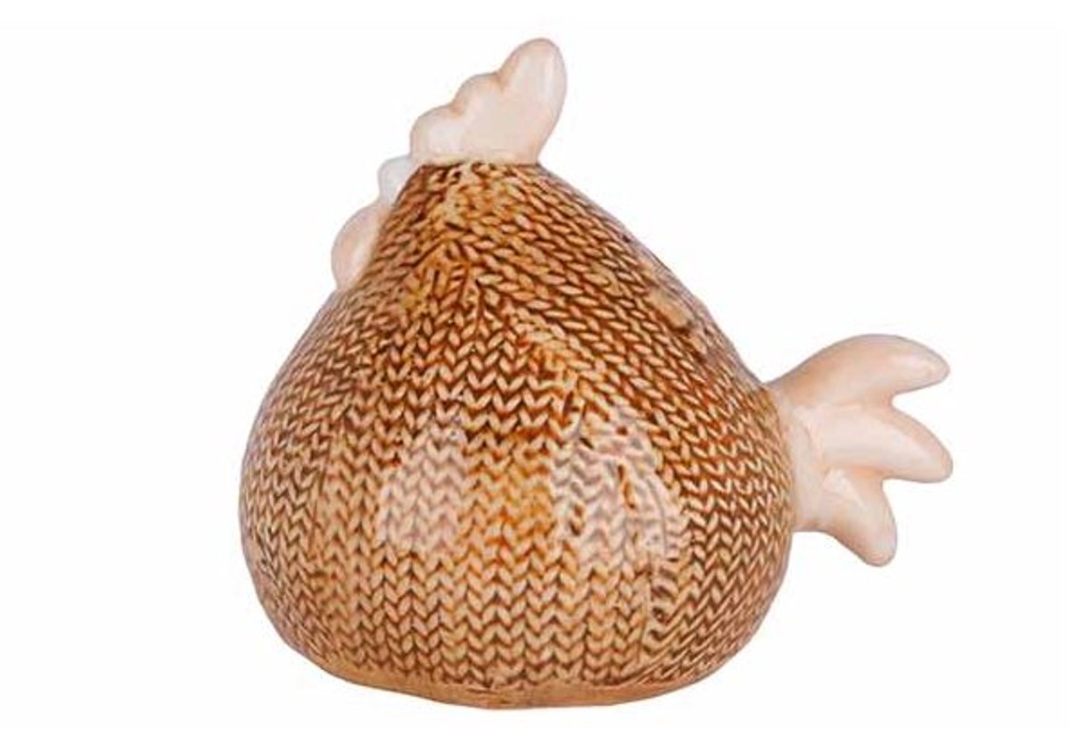 Kip Woven Beige 12x9xh10,4cm Bol Dolomie T